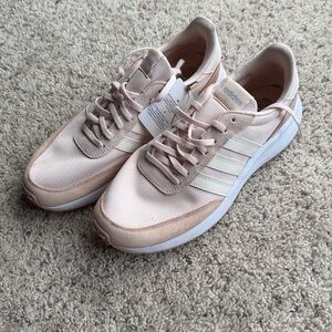 Adidas 🆕 NWT Boost Women’s  Pink and White Sneakers Size 11